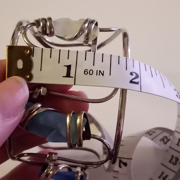 Artisan Alpaca-Wire Sea Glass Bracelet - Picture 10 of 13